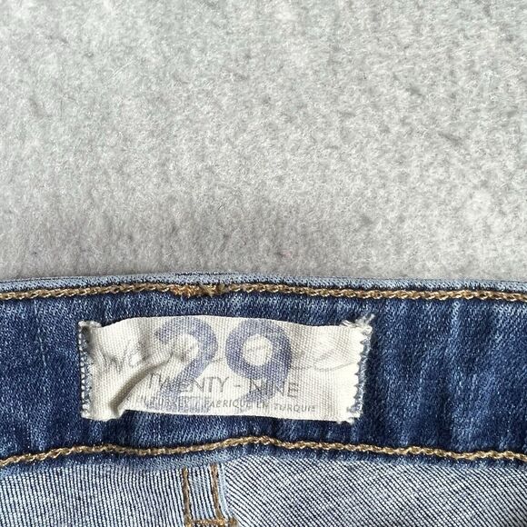 Free People We The Free Skinny Jeans Size 29 Medium Wash Retro 80s Y2K - Picture 10 of 12